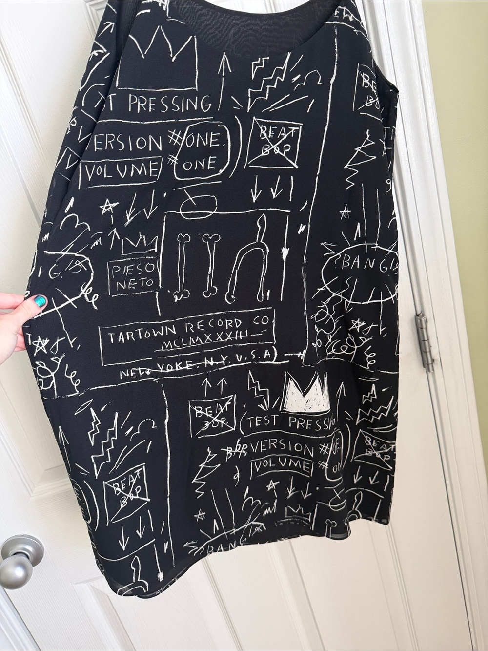 Alice + Olivia x Basquiat Emmie Slip Dress Size S - Picture 6 of 7